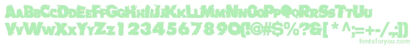 Badlychipped66Bold Font – Green Fonts