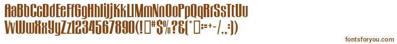 GogoBig-fontti – ruskeat fontit