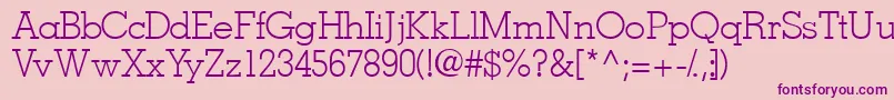 Jaaklightssk Font – Purple Fonts on Pink Background