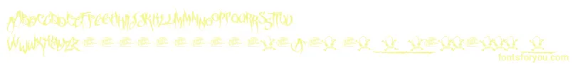Więcej informacji o czcionce McfFuneraChaotic Czcionka McfFuneraChaotic – żółte czcionki