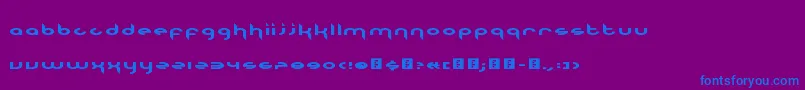 TheNinetiesCalledTheyWantTheirFontBack-fontti – siniset fontit violetilla taustalla