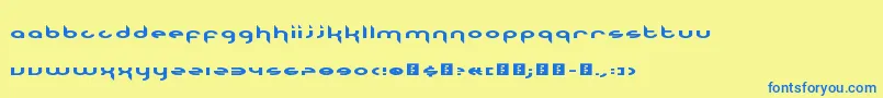 TheNinetiesCalledTheyWantTheirFontBack-fontti – siniset fontit keltaisella taustalla
