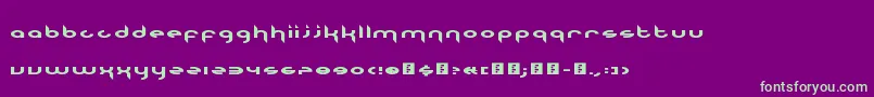 TheNinetiesCalledTheyWantTheirFontBack-fontti – vihreät fontit violetilla taustalla