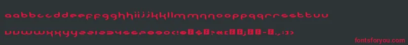 Fonte TheNinetiesCalledTheyWantTheirFontBack – fontes vermelhas em um fundo preto
