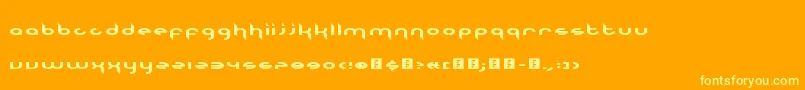 TheNinetiesCalledTheyWantTheirFontBack Font – Yellow Fonts on Orange Background
