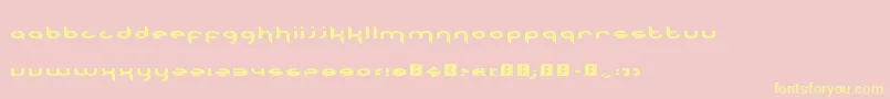 TheNinetiesCalledTheyWantTheirFontBack Font – Yellow Fonts on Pink Background