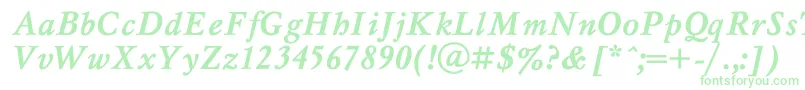 MyslBo1 Font – Green Fonts