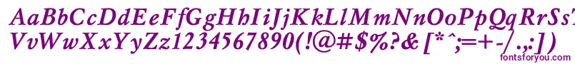 MyslBo1 Font – Purple Fonts on White Background