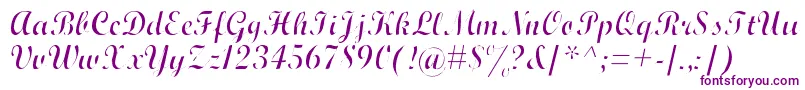 Weitere Informationen zur WrexhamScriptLight-Schriftart WrexhamScriptLight-Schriftart – Violette Schriften