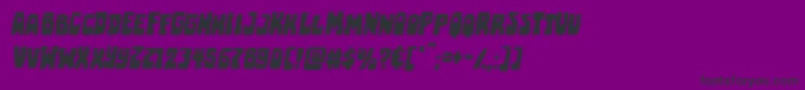 Pocketmonsterexpandital Font – Black Fonts on Purple Background