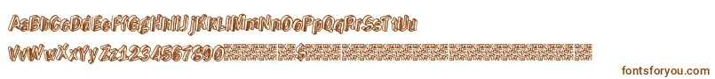 Realgold Font – Brown Fonts on White Background