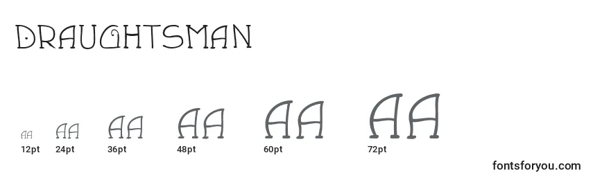 Draughtsman Font Sizes