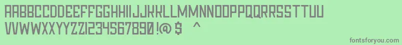 Chapter76Demo Font – Gray Fonts on Green Background
