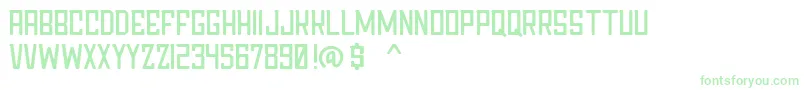 Chapter76Demo Font – Green Fonts on White Background