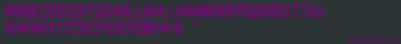 Chapter76Demo Font – Purple Fonts on Black Background