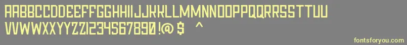 Chapter76Demo Font – Yellow Fonts on Gray Background