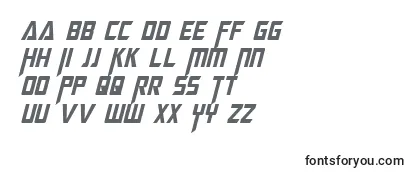 MegatronCondensedItalic-fontti