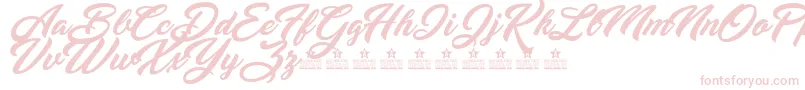 YananeskaPersonalUse Font – Pink Fonts on White Background