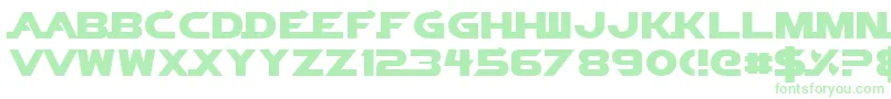 VectorSigma Font – Green Fonts on White Background