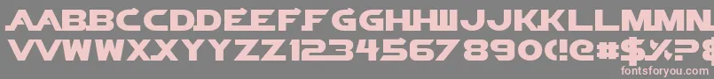 VectorSigma Font – Pink Fonts on Gray Background