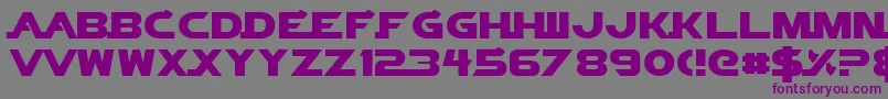 VectorSigma Font – Purple Fonts on Gray Background