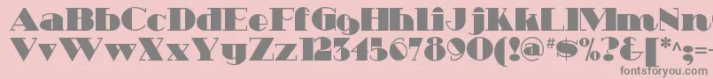 More about Heavytrippnf Font Heavytrippnf Font – Gray Fonts on Pink Background