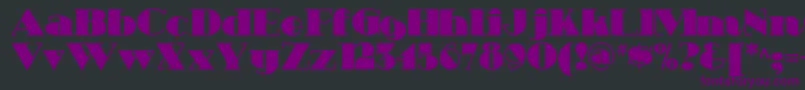 Heavytrippnf Font – Purple Fonts on Black Background