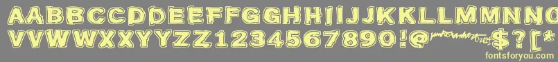 Firebug Font – Yellow Fonts on Gray Background