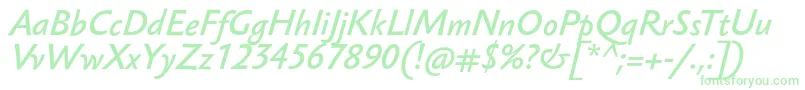 SebastianmediumucfItalic Font – Green Fonts