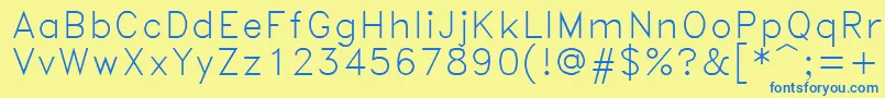 Подробнее о шрифте Romand Шрифт Romand – синие шрифты на жёлтом фоне
