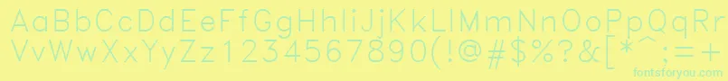 Подробнее о шрифте Romand Шрифт Romand – зелёные шрифты на жёлтом фоне