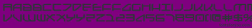 Federapoliseb Font – Black Fonts on Purple Background