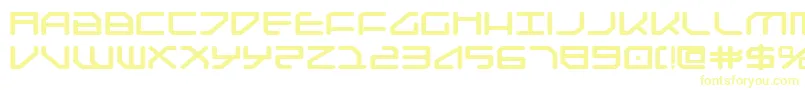 Federapoliseb Font – Yellow Fonts on White Background