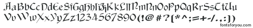 Wackycalligraphic-fontti – uskonnolliset fontit