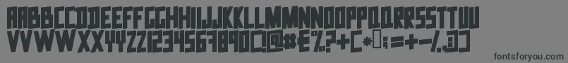 DataTrash2 Font – Black Fonts on Gray Background
