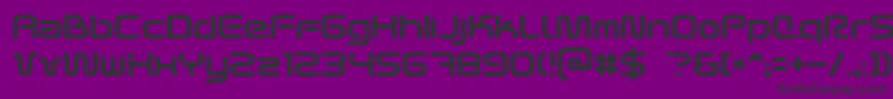 SciFied2002 Font – Black Fonts on Purple Background