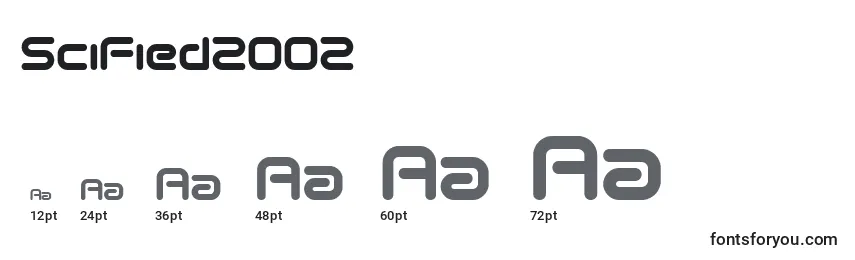 SciFied2002 Font Sizes