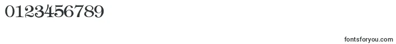 TiffanyNormal Font – Fonts for Numbers and Digits