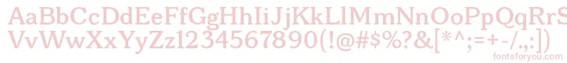 BonobosbRegular Font – Pink Fonts on White Background