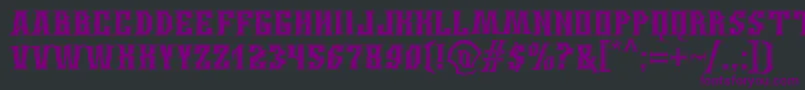 WingsOfDarkness Font – Purple Fonts on Black Background