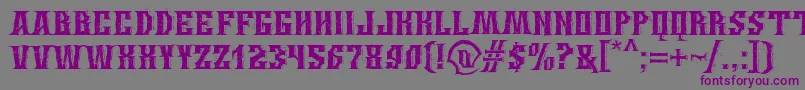 WingsOfDarkness Font – Purple Fonts on Gray Background