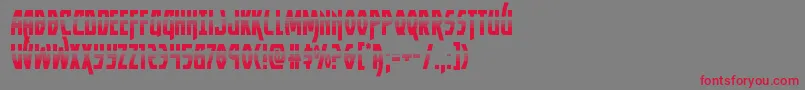 Yankeeclipperhalf Font – Red Fonts on Gray Background