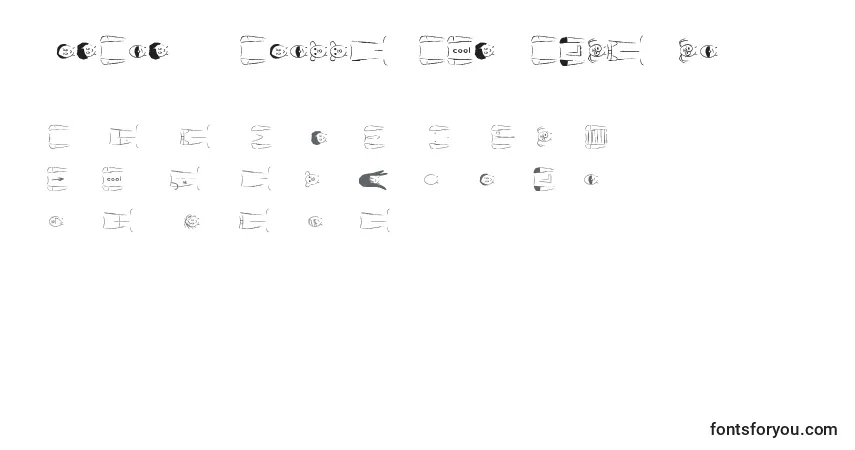 Schriftart CreateACartoonMaleBasicKit – Alphabet, Zahlen, spezielle Symbole
