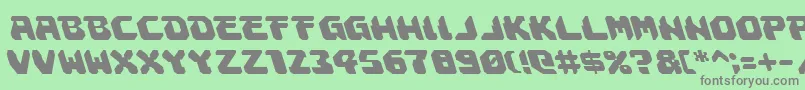 Astropolisleft Font – Gray Fonts on Green Background