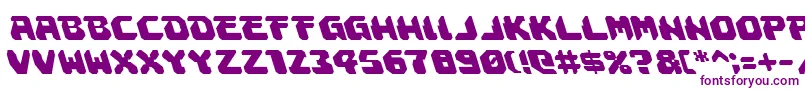 Astropolisleft Font – Purple Fonts on White Background