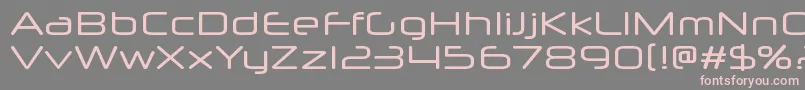 Neuropolx Font – Pink Fonts on Gray Background