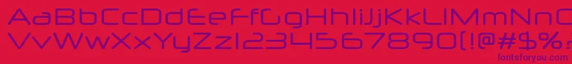 fuente Neuropolx – Fuentes Moradas Sobre Fondo Rojo