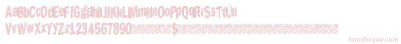 Шрифт Dreamstencil – розовые шрифты