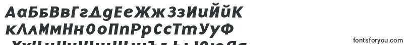 BaseninecBolditalic-Schriftart – bulgarische Schriften