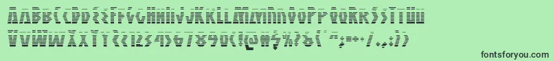 Antikytheragrad Font – Black Fonts on Green Background